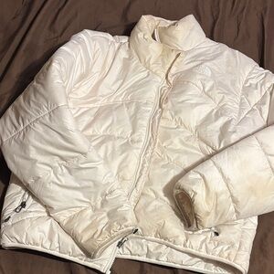The North Face Women's Off-White Puffer Jacket